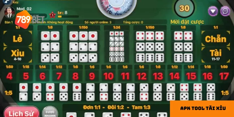 APK tool tài xỉu miễn phí: Hỗ trợ cược dễ thắng, chính xác cao 2 Sử dụng APK tool giúp tối ưu hóa việc đặt cược.