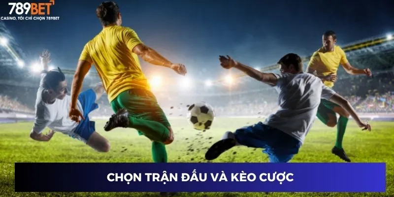 Chọn trận đấu và kèo cược