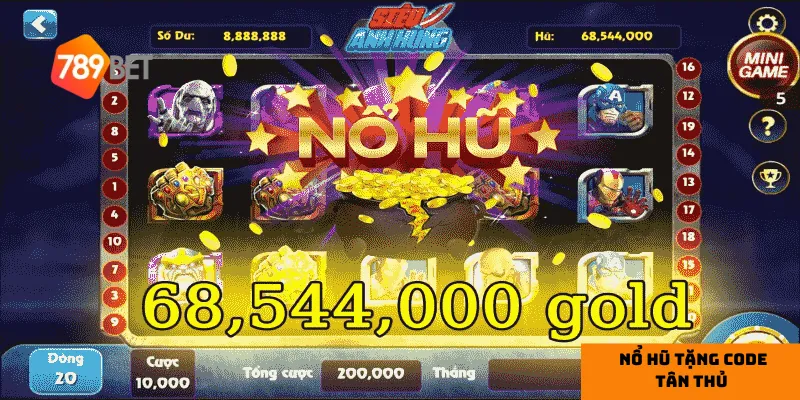 Nổ hũ tặng code tân thủ: Khuyến mãi cực lớn, săn thưởng dễ dàng 3 Việc sử dụng mã code hiệu quả là chìa khóa để giành nhiều phần thưởng giá trị.