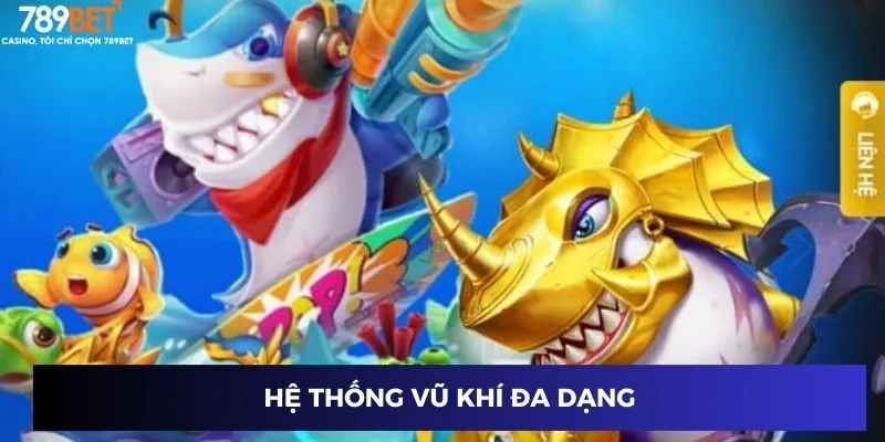 Hệ thống vũ khí đa dạng