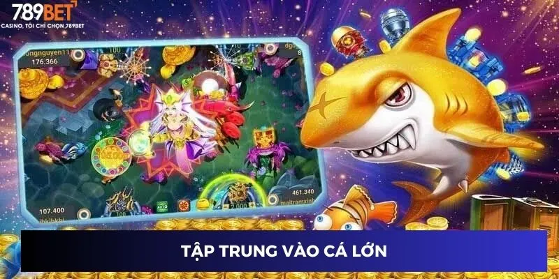 Tập trung vào cá lớn