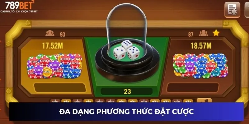 Web Đánh Tài Xỉu Uy Tín - Lựa Chọn Số Một Cho Game Thủ Việt 3 Đa dạng phương thức đặt cược