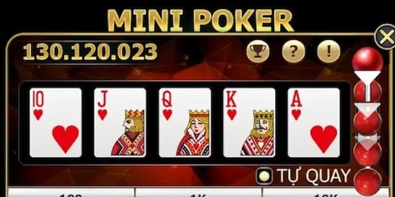 Cách chơi mini poker - Chiến thuật quay hợp lý tăng tỷ lệ trúng 3 Tìm hiểu bảng trả thưởng mini poker