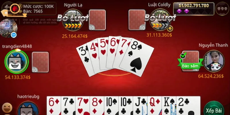 Kinh nghiệm chơi Bài Sâm – Cách đánh giữ thế chủ động 3 Tìm hiểu những thế bài Sâm phổ biến