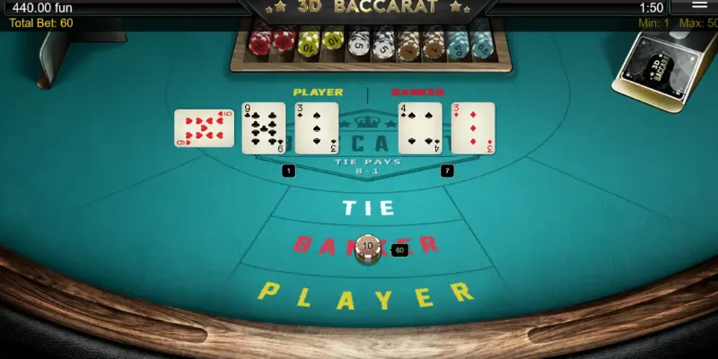 Tìm hiểu tỷ lệ cược khi chơi Baccarat